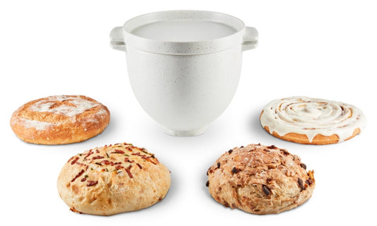 KitchenAid Brotbackschüssel mit Backdeckel Keramik 5KSM2CB5BGS