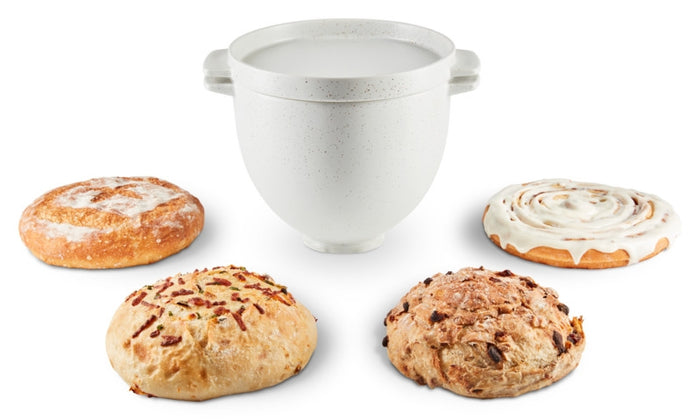 KitchenAid Brotbackschüssel mit Backdeckel Keramik 5KSM2CB5BGS