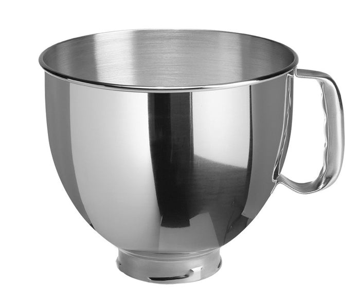 KitchenAid Zubehör Edelstahlschüssel 4,8L poliert mit Griff 5K5THSBP