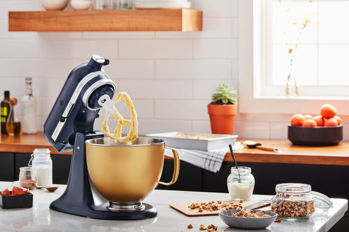 KitchenAid Zubehör Gold Metallschüssel 4,8L mit Griff (5KSM5SSBVG) - Ansicht 2