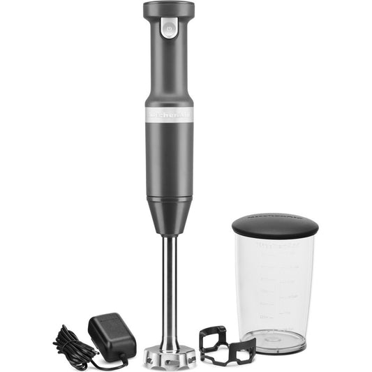 KitchenAid kabelloser Stabmixer 5KHBBV53EDG dunkelgrau