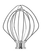 KitchenAid Zubehör Edelstahl-Schneebesen 5KSM5THWWSS