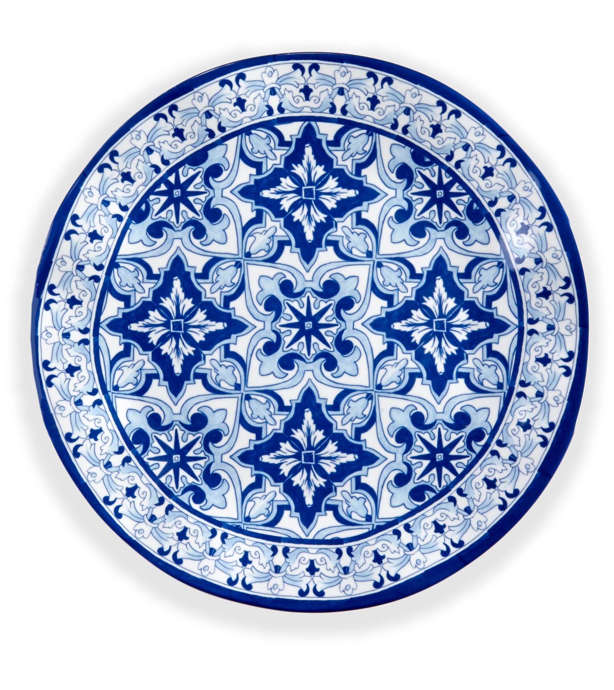 QSQUARED Talavera  Blau  Teller 27 cm