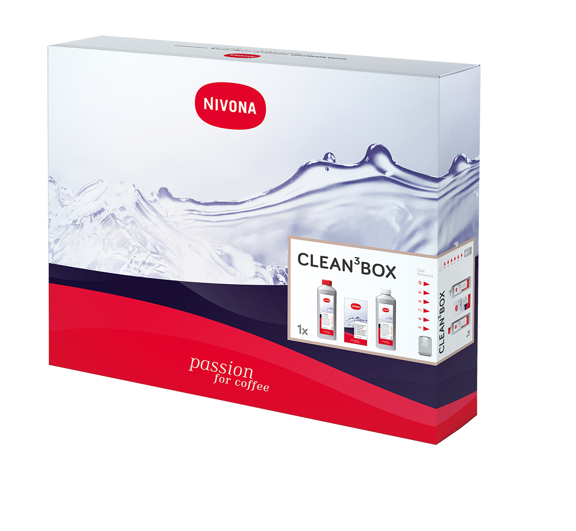 Nivona Clean3Box NICB300 das Komplettset  an Reinigern passend für Ihren Kaffee-Vollautomaten