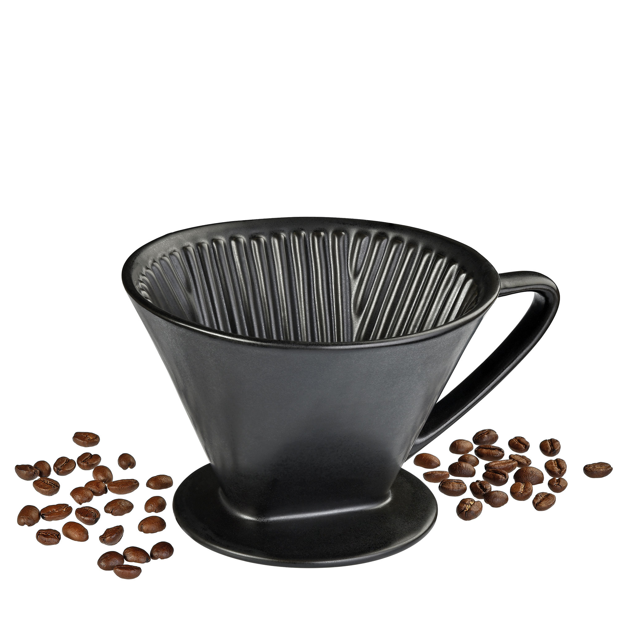 Kaffeefilter Gr. 4 schwarz matt
