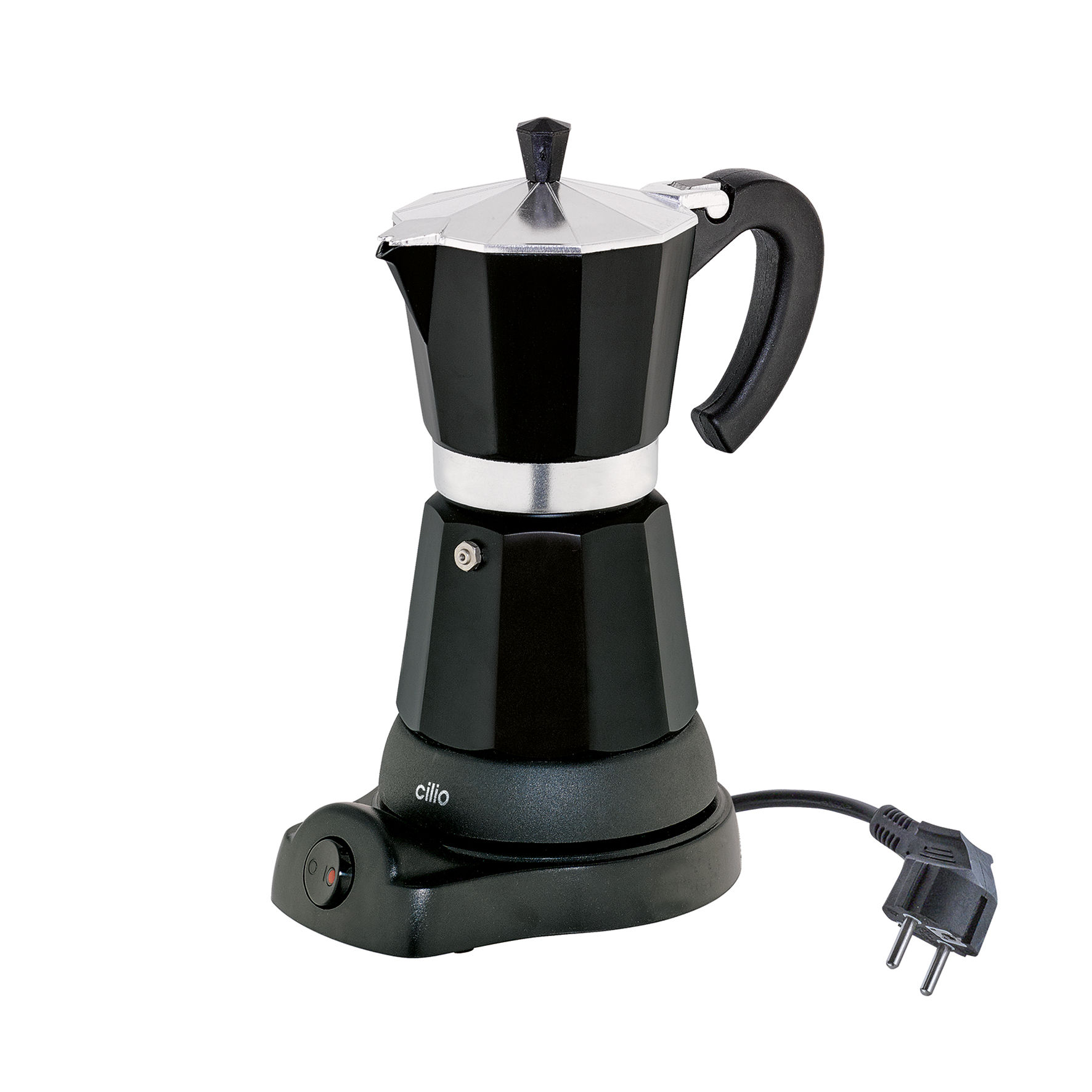 Espressokocher CLASSICO 6T schwarz, elektrisch