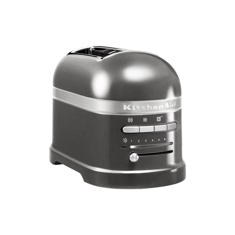 KitchenAid Artisan 2-Scheiben Toaster 5KMT2204EMS inkl. Brötchenaufsatz und Sandwichzange