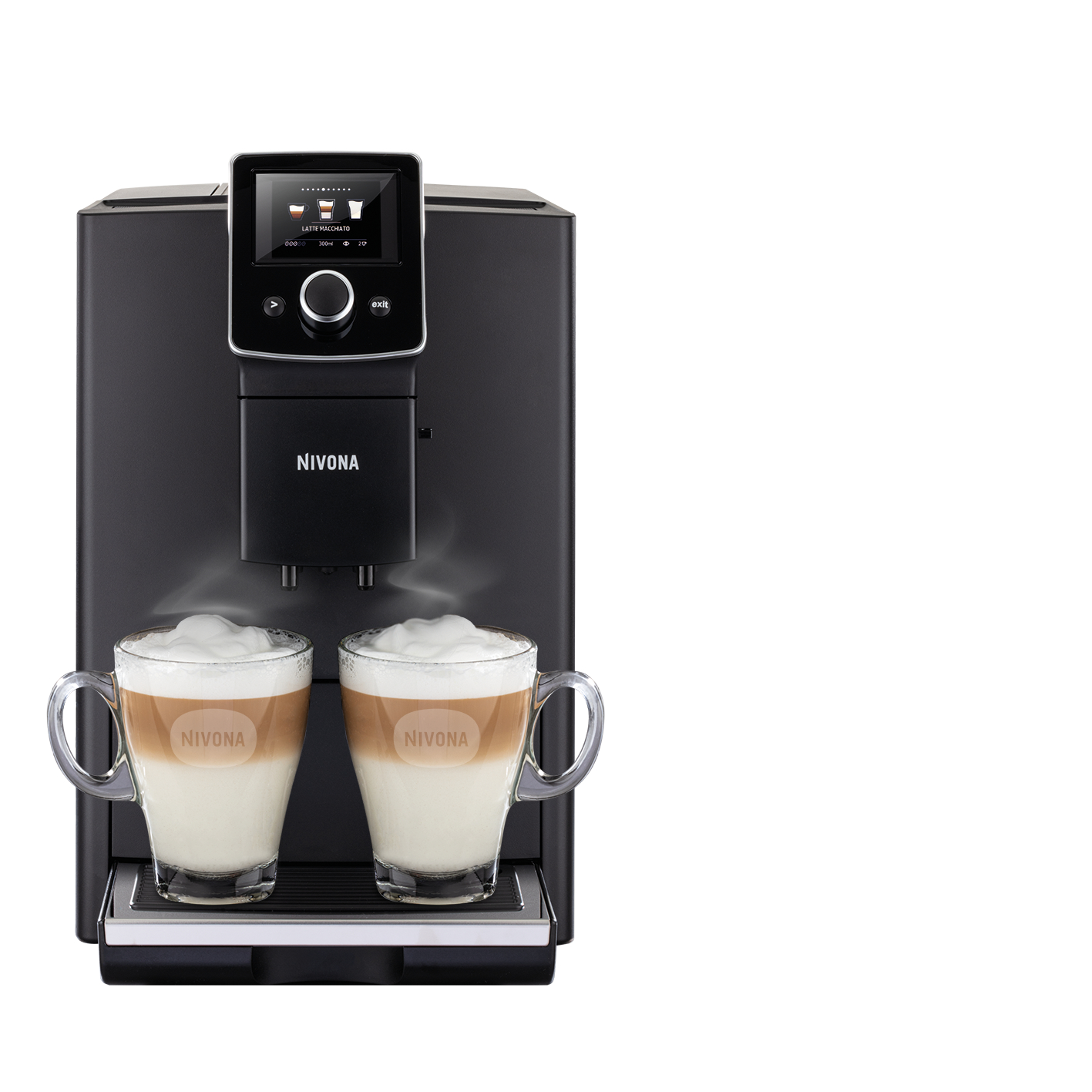 NIVONA Kaffeevollautomat CafeRomatica 8er NICR 820 Mattschwarz / Chrom