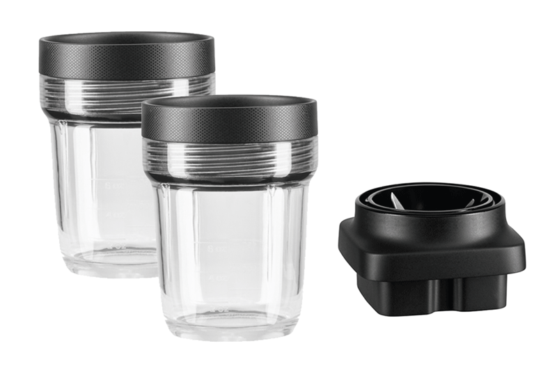 KitchenAid1 BPA-freier kleiner Behälter (200 ml) mit luftdichtem Deckel für ARTISAN K400 Standmixer