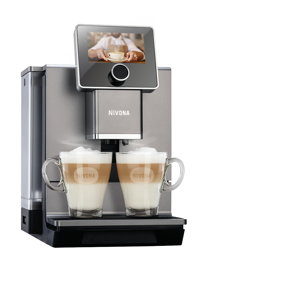 NIVONA CafeRomatica Kaffeevollautmat 9er NICR 970 Titan / Chrom