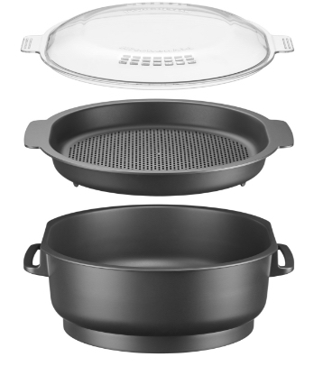 KitchenAid Artisan Cook Processor mit integrierter Waage – Gusseisenschwarz (5KCF0201EBK)
