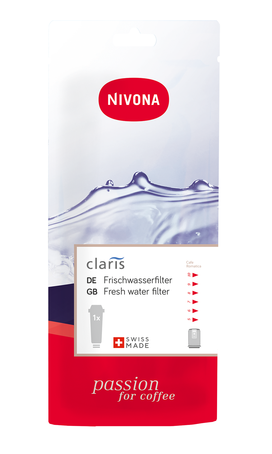 Nivona Claris Frischwasserfilter  NIRF 700 passend für alle Kaffeevollautomaten