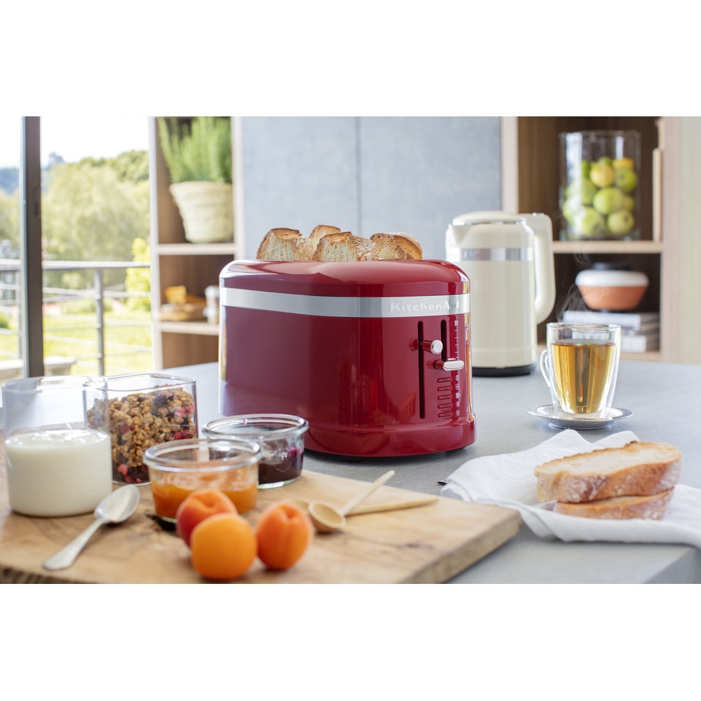 KitchenAid Design 4-Scheiben Langschlitze-Toaster 5KMT5115EER empire rot