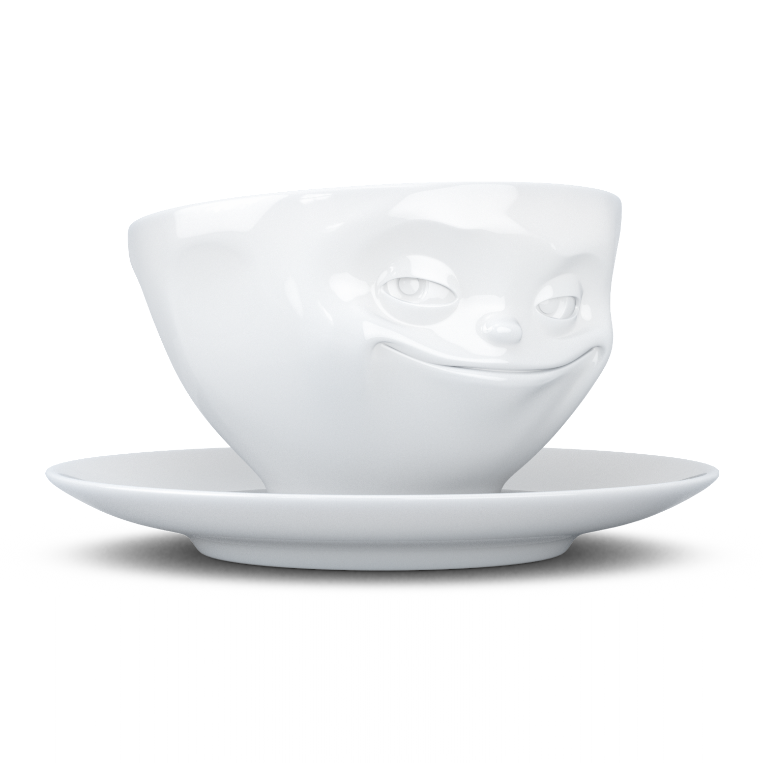 Kaffeetasse Grinsend Weiss